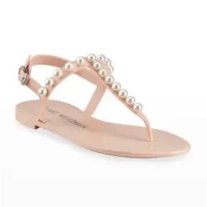 Brand New Stuart Weitzman Pearly Stud Jelly Sandals size 10